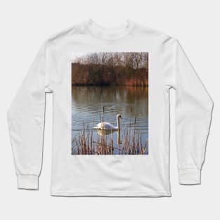 Swan on a Lake Long Sleeve T-Shirt